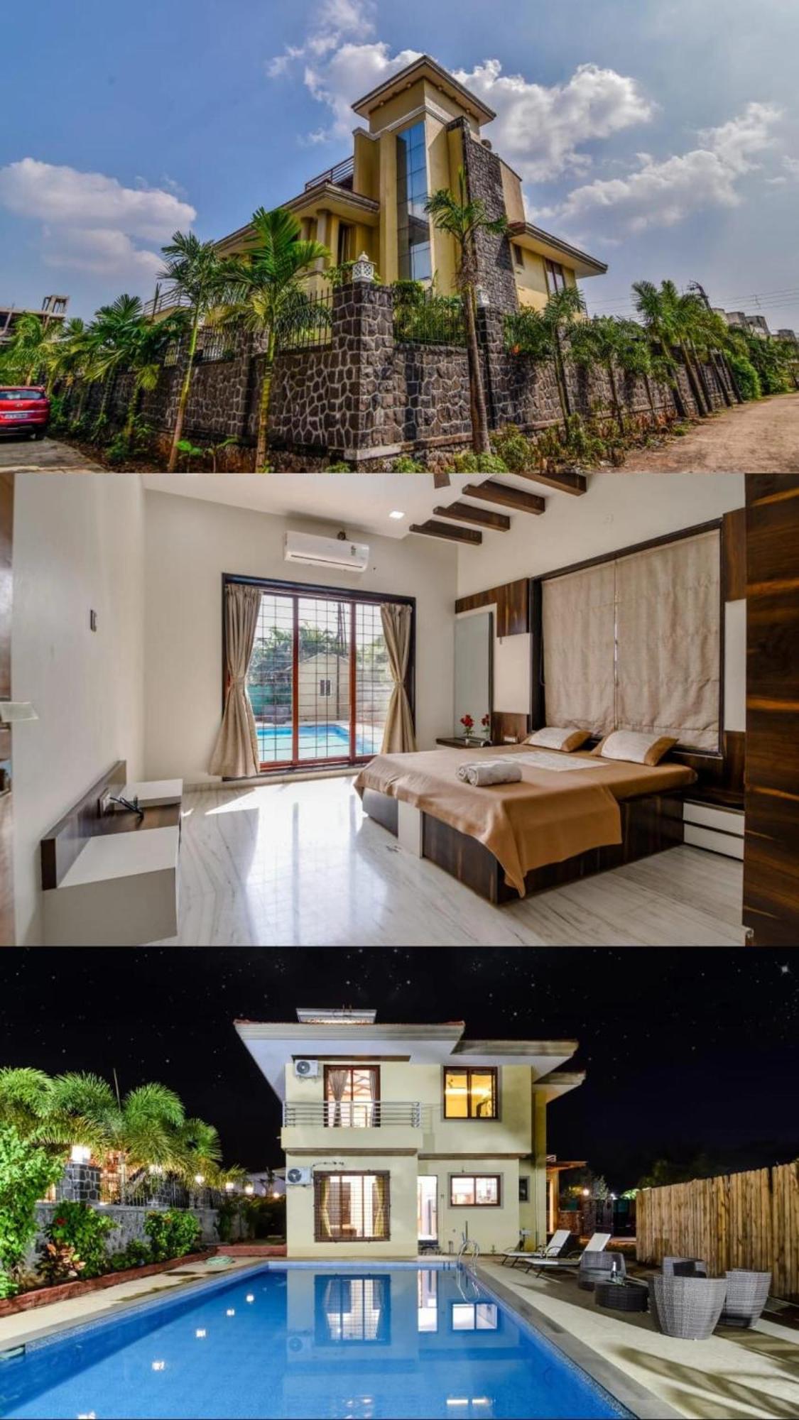 Lifeline Villas - Luxurious Taraangan 4 Mountain View Villa With Biggest Pool And Huge Open Area Lonavla Exterior foto